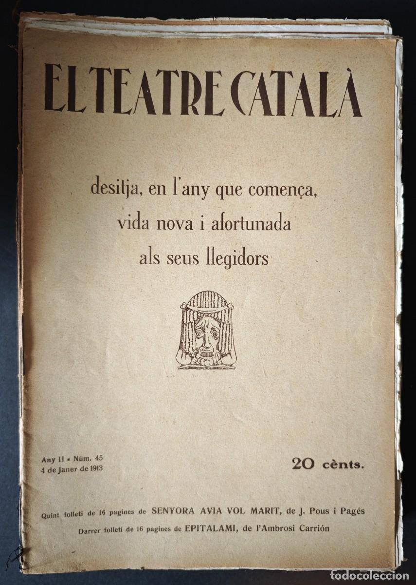 Coleccionismo de Revistas y Peri&oacute;dicos: EL TEATRE CATALA - FOLLETI- 1913