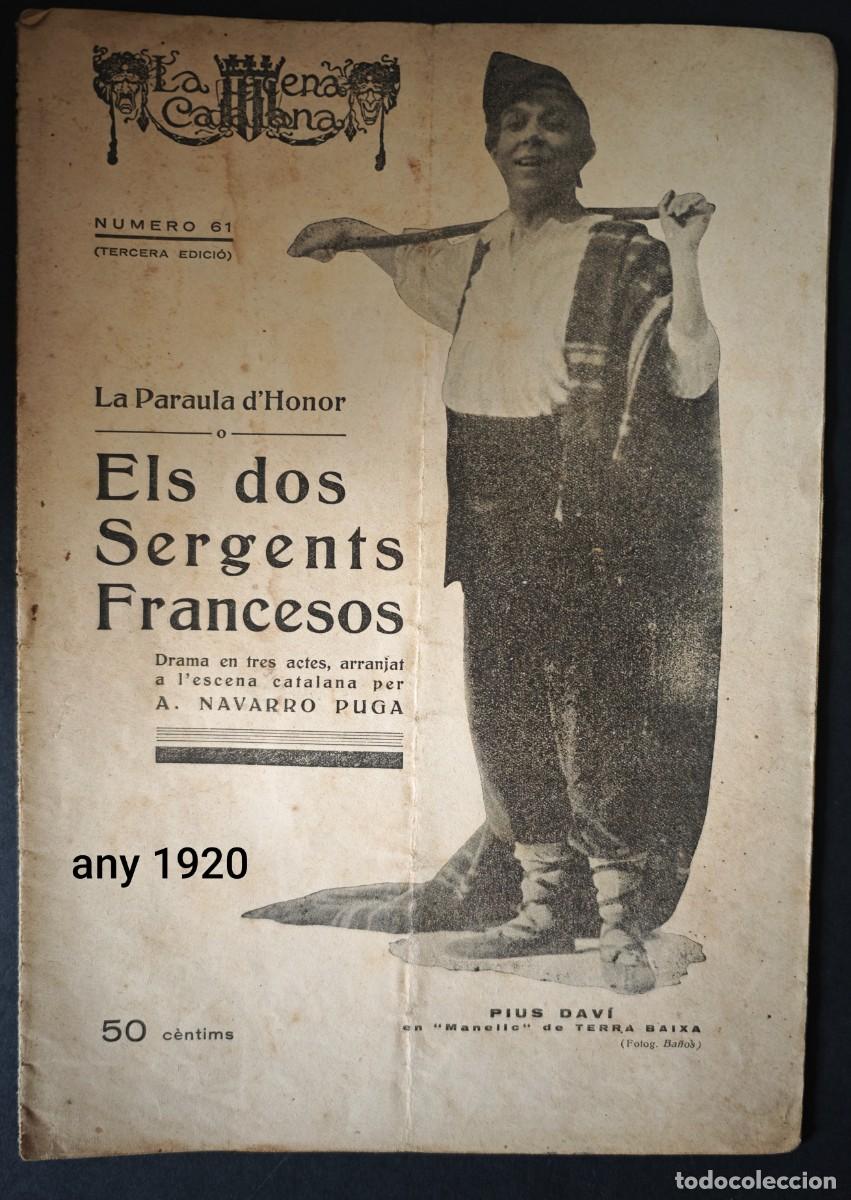 Coleccionismo de Revistas y Peri&oacute;dicos: LA ESCENA CATALANA - OBRES DE TEATRE
