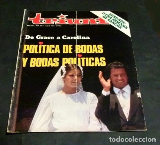 Coleccionismo de Revistas y Peri&oacute;dicos: [REVISTA TRIUNFO]. N&ordm; 806. A&Ntilde;O 1978. EUSKADI. OTRA SEMANA DE SANGRE.