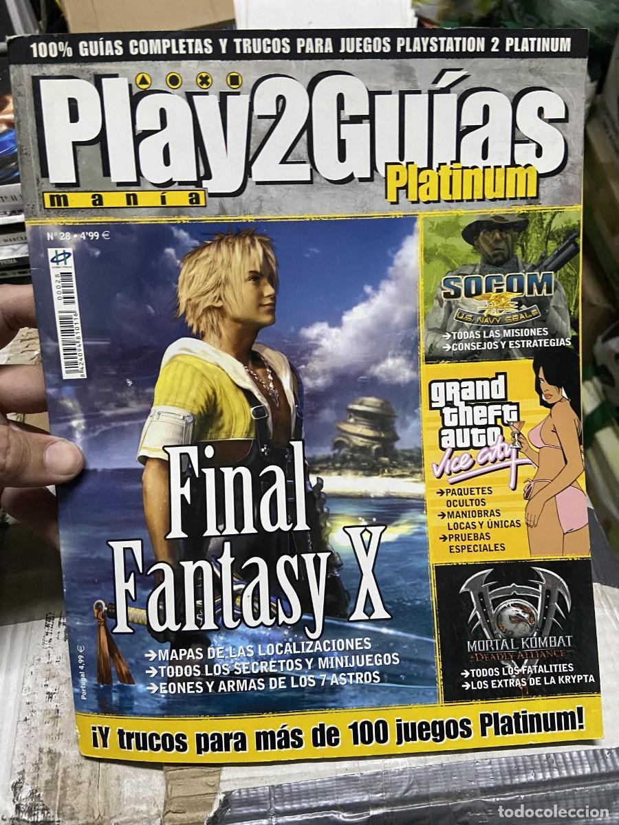 Coleccionismo de Revistas y Peri&oacute;dicos: REVISTA VIDEOJUEGOS PLAY2GUIAS MANIA PLATINUM # 28 PS2 FINAL FANTASY X SOCOM GTA VICE CITY