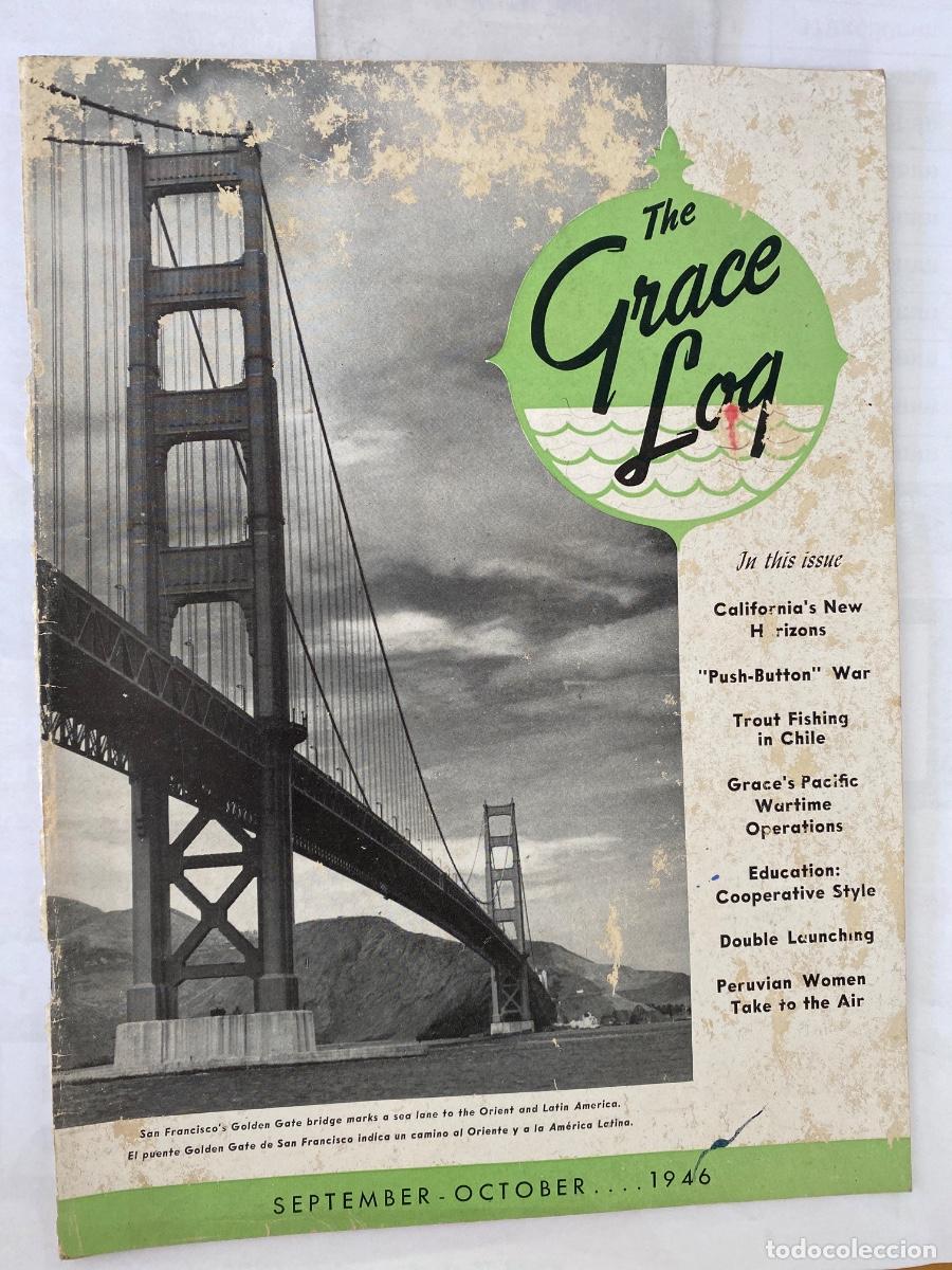 Coleccionismo de Revistas y Peri&oacute;dicos: Grace Log, Revista Grace Cruise Ship Line, SEPTEMBER- OCTOBER 1946. INGLES