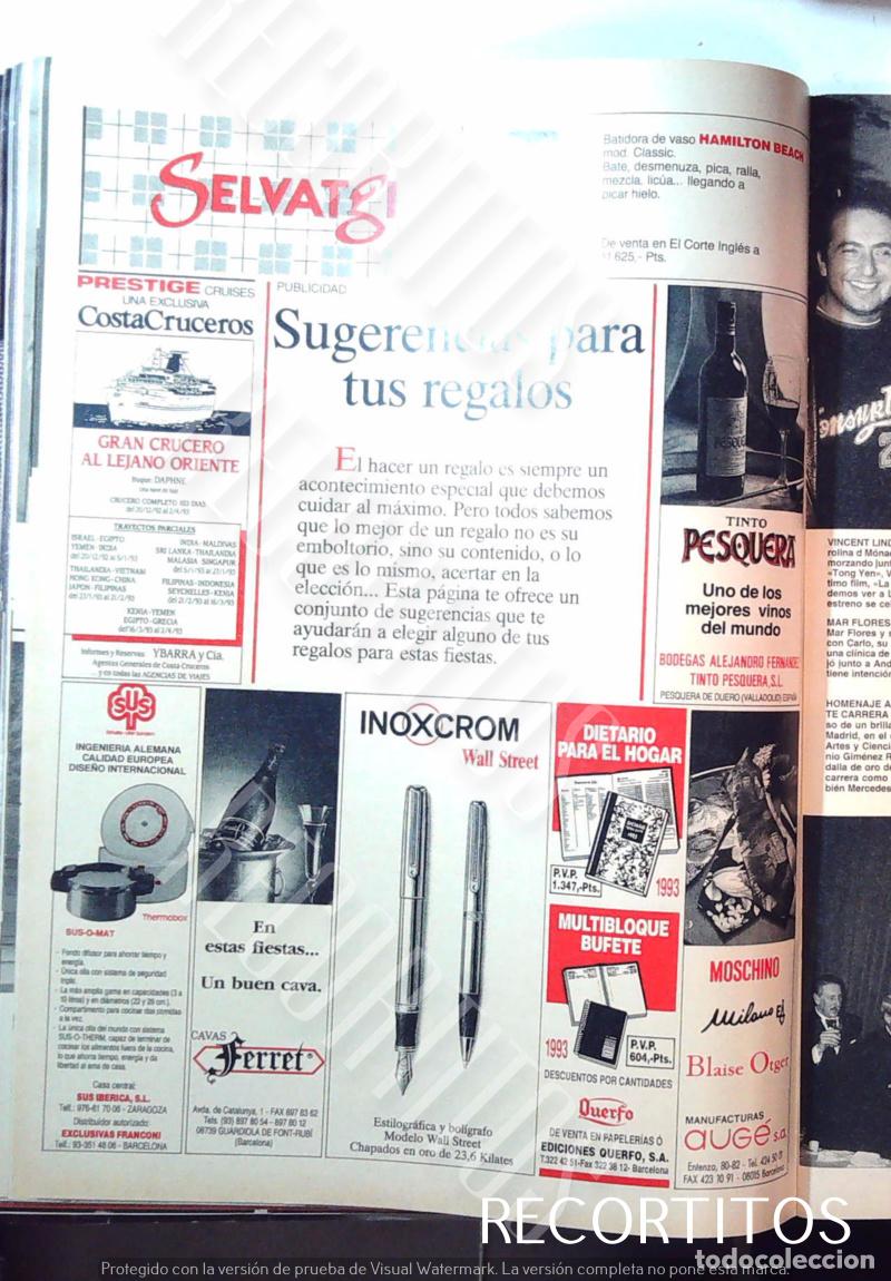 Coleccionismo de revistas y peri&oacute;dicos: INOXCROM ESTILOGRAFICA ANUNCIO PUBLICIDAD MOSCHINO