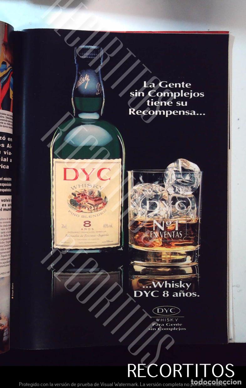 Coleccionismo de Revistas y Peri&oacute;dicos: dyc whisky anuncio publicidad
