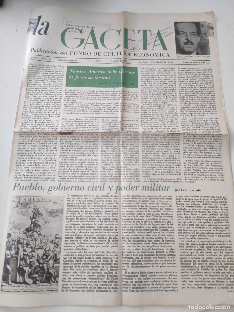 Collectionnisme de Revues et Journaux: Peri&oacute;dico La Gaceta. N&uacute;mero 129. 1965.