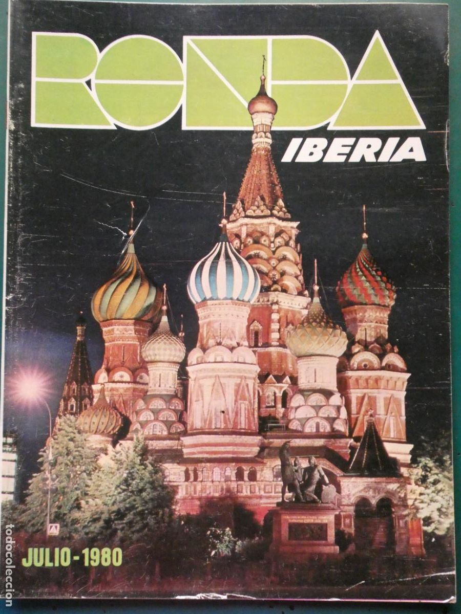 Collezionismo di Riviste e Giornali: REVISTA DE AVIONES AEROL&Iacute;NEAS RONDA IBERIA. JULIO 1980. OLIMPIADA MOSC&Uacute;, COSTAL SOL, CANARIAS 170GR