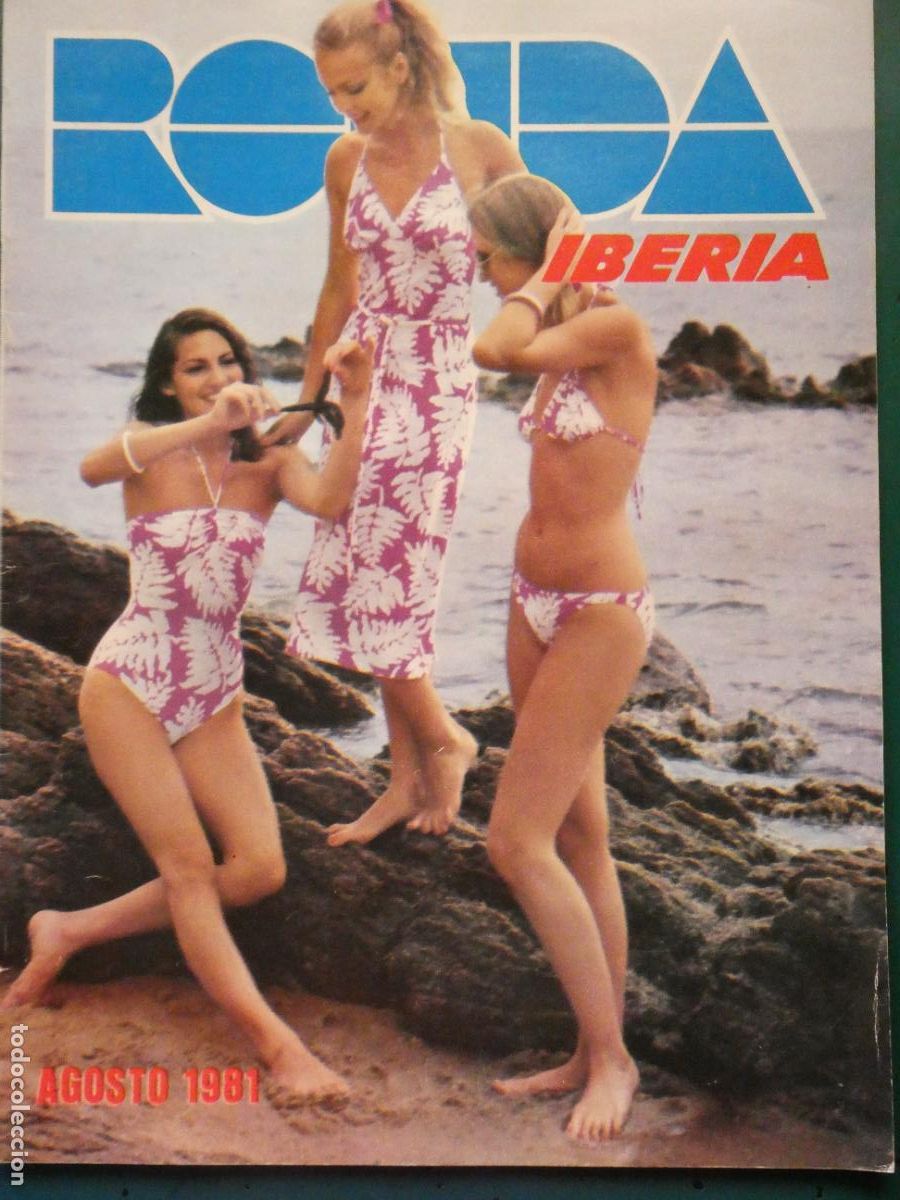 Collezionismo di Riviste e Giornali: REVISTA DE AVIONES AEROL&Iacute;NEAS RONDA IBERIA AGOSTO 1981 MEDITERRANEO KEW GARDENS FESTA D'ELIX 170GR