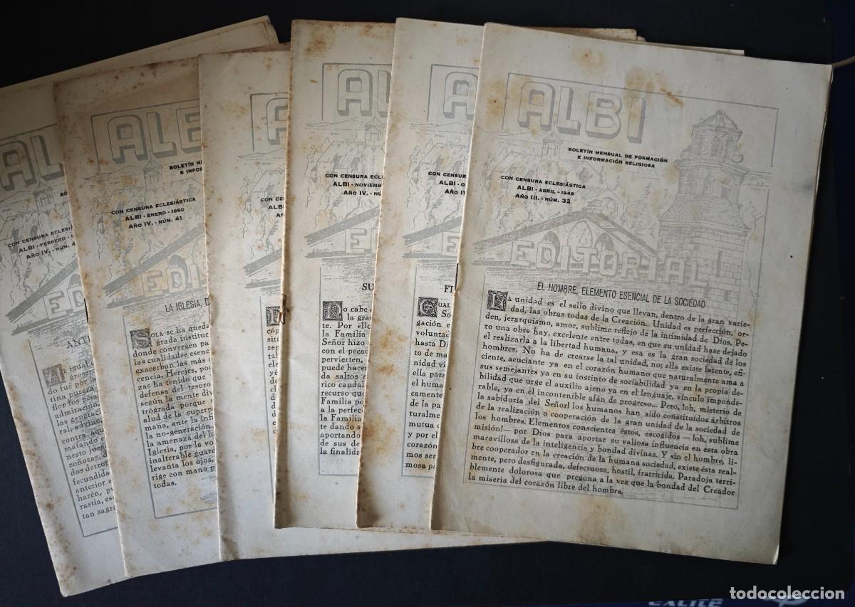 Collectionnisme de Revues et Journaux: ALBI -BOLETIN MENSUAlE INFORMACION RELIGIOSA