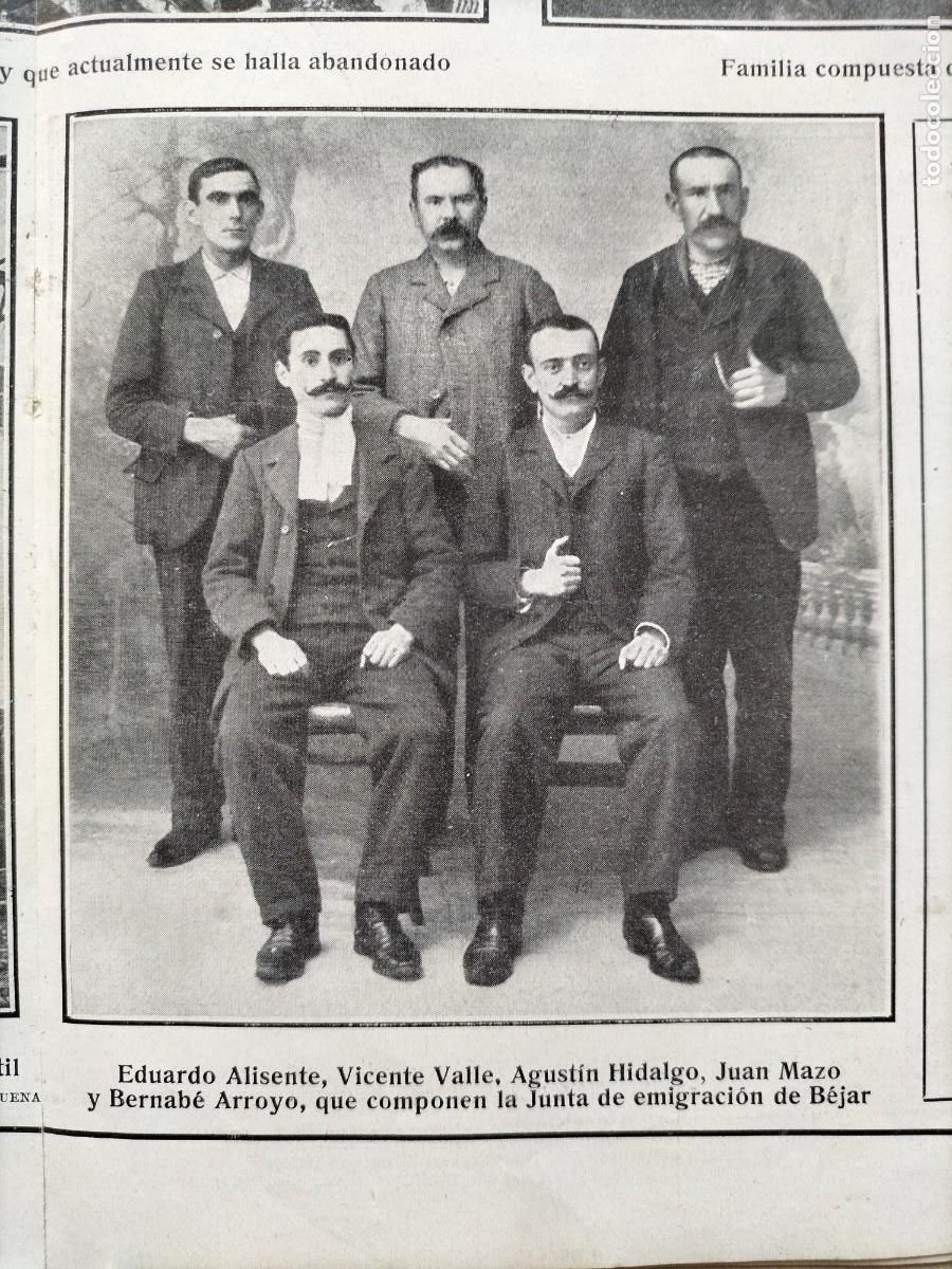 Coleccionismo de revistas y peri&oacute;dicos: BEJAR INDUSTRIA TEXTIL EMIGRACION RECOLECCION CACAHUETE VALENCIA REVISTA A&Ntilde;O 1906
