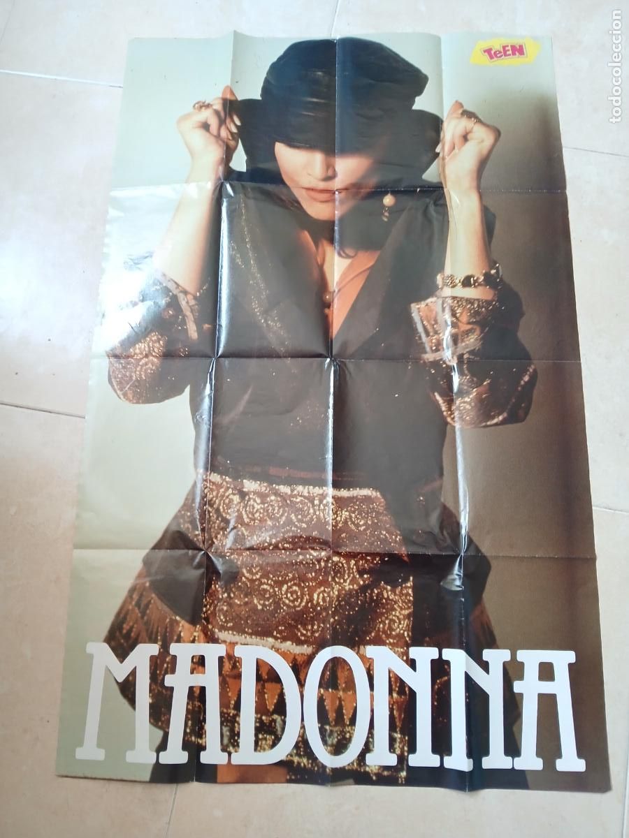 Coleccionismo de Revistas y Peri&oacute;dicos: P&oacute;ster revista teen Madonna