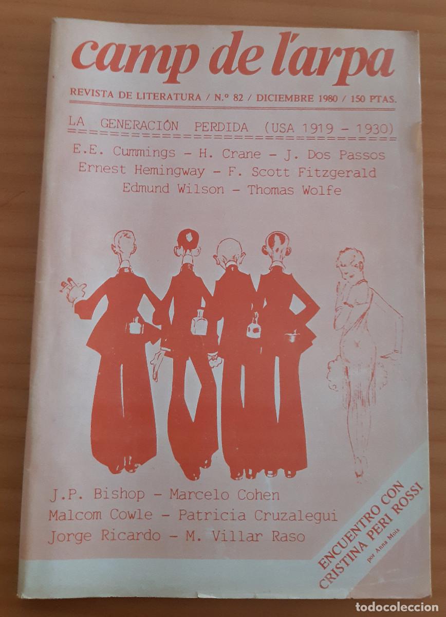 Collezionismo di Riviste e Giornali: CAMP DE L'ARPA - N.&ordm; 82 - DICIEMBRE 1980 - REVISTA DE LITERATURA - MUY BUEN ESTADO