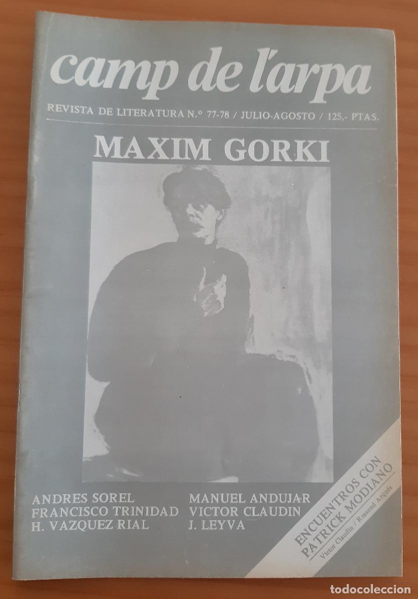 Collezionismo di Riviste e Giornali: CAMP DE L'ARPA - N.&ordm; 77-78 - JULIO-AGOSTO - REVISTA DE LITERATURA - PERFECTO ESTADO