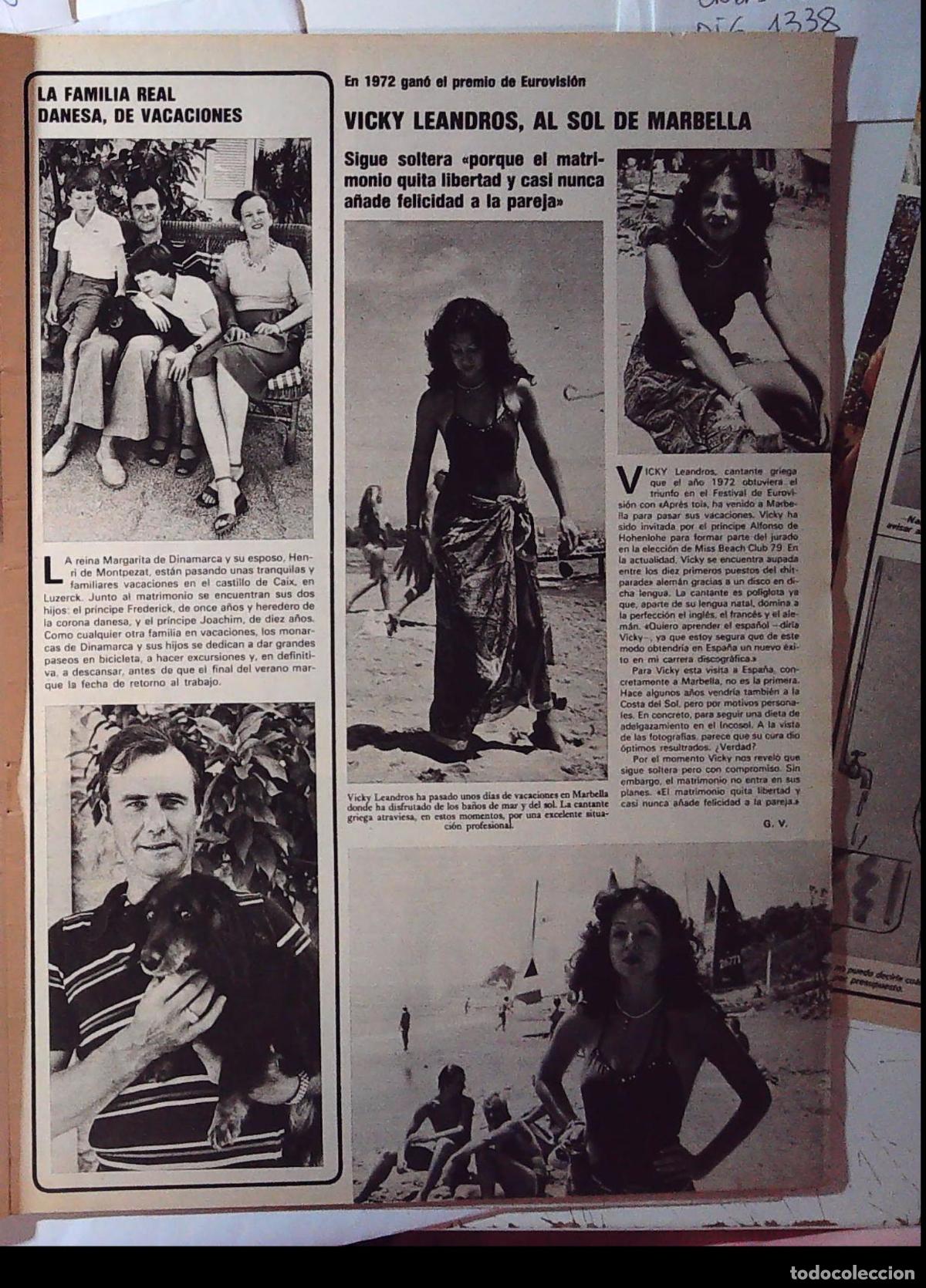 Sammeln von Zeitschriften und Zeitungen: VICKY LENDROS MARGARITA DE DINAMARCA