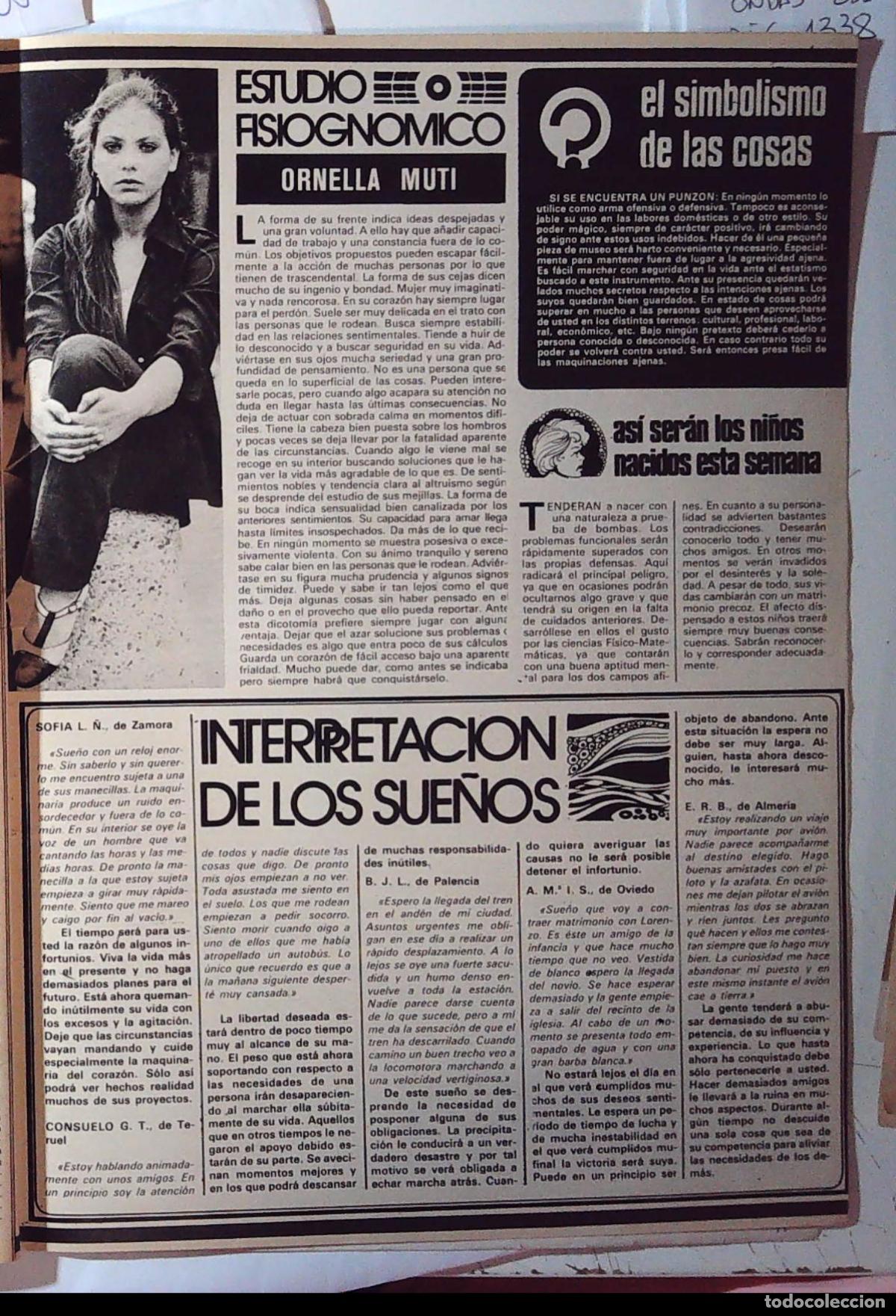 Coleccionismo de revistas y peri&oacute;dicos: ORNELLA MUTI MUTTI ORNELA