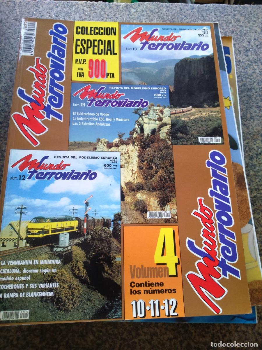Collection Magazines and Newspapers: REVISTA MUNDO FERROVIARIO - N&ordm; 10 / 11 / 12 -- MODELISMO --