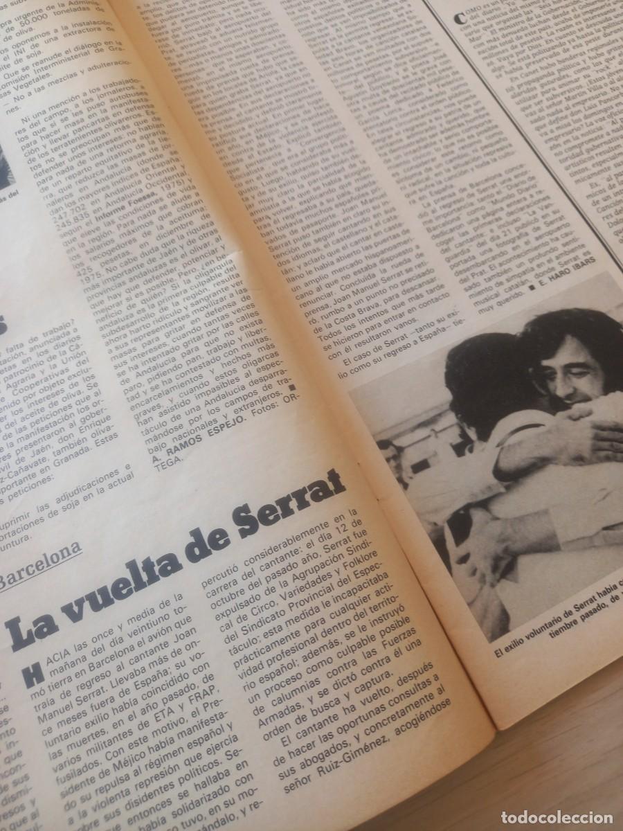 Coleccionismo de Revistas y Peri&oacute;dicos: SERRAT REGRESA A BARCELONA ACOGI&Eacute;NDOSE A LA AMNISTIA. EXTRA&Iacute;DO DE TRIUNFO AGOSTO 1976