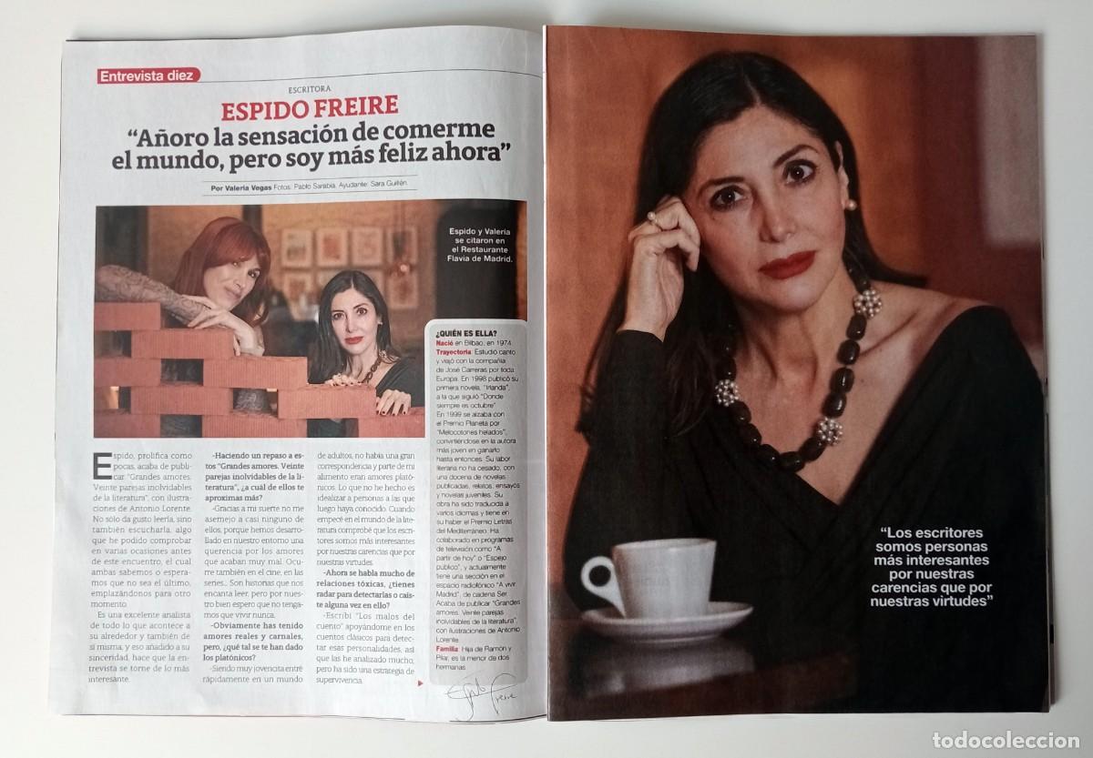 Coleccionismo de Revistas y Peri&oacute;dicos: ENTREVISTA REPORTAJE ESPIDO FREIRE