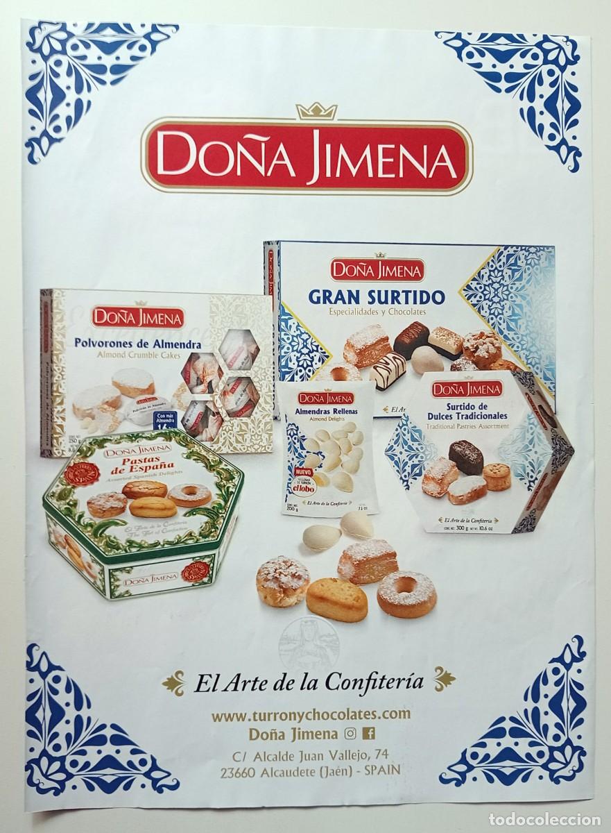 Collezionismo di Riviste e Giornali: COLECCIONISMO PAPEL PUBLICIDAD: DO&Ntilde;A JIMENA CONFITER&Iacute;A, POLVORONES Y DULCES TRADICIONALES