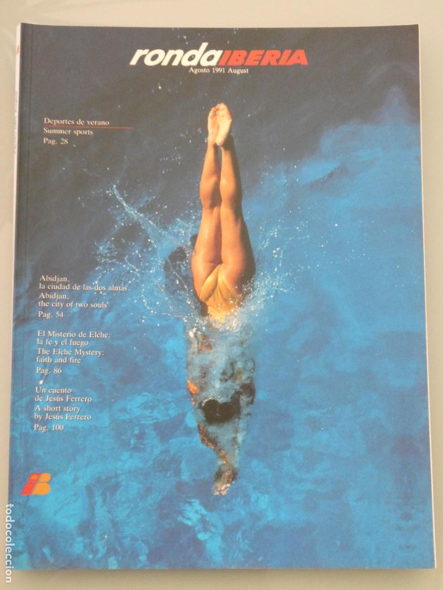 Collezionismo di Riviste e Giornali: LIBRO REVISTA AVIONES AEROL&Iacute;NEAS. RONDA IBERIA AGOSTO 1991 ABIDJAN COSTA MARFIL ELCHE MISTERIO 440GR