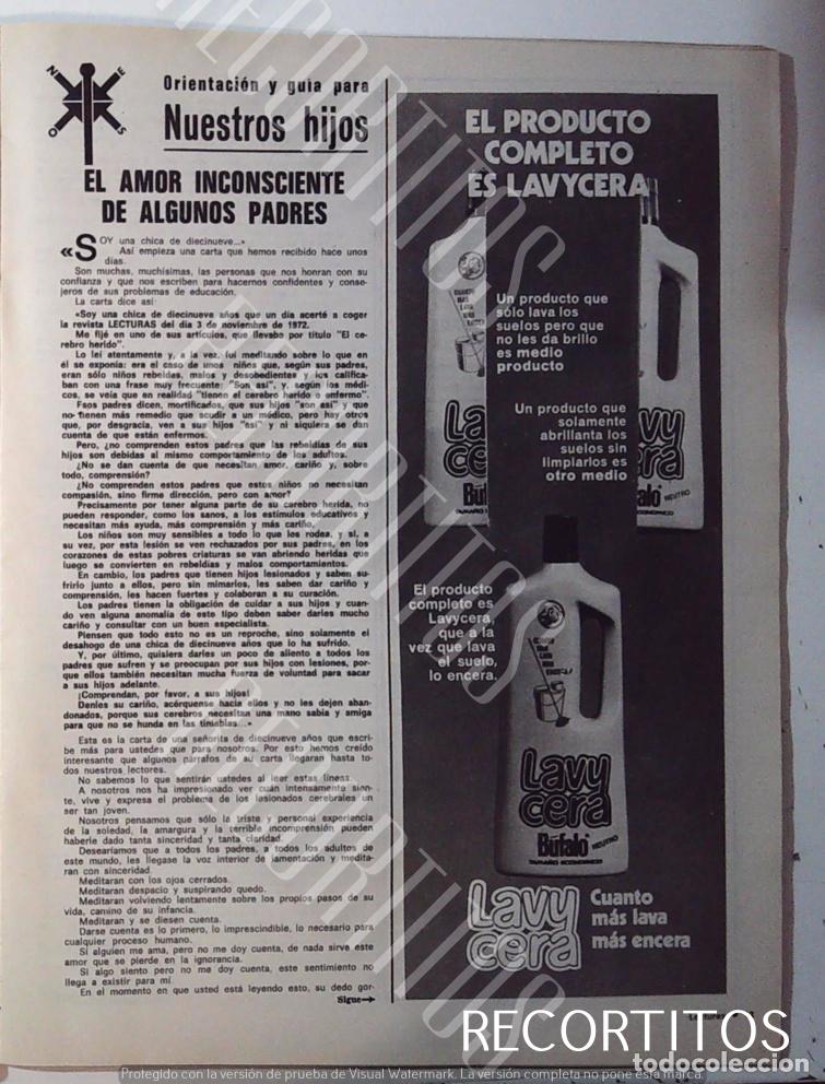 Collection Magazines and Newspapers: LAVY CERA BUFALO ANUNCIO PUBLICIDAD