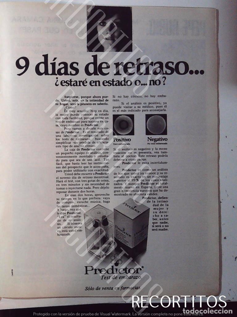 Coleccionismo de Revistas y Peri&oacute;dicos: PREDICTOR ANUNCIO PUBLICIDAD MAFALDA