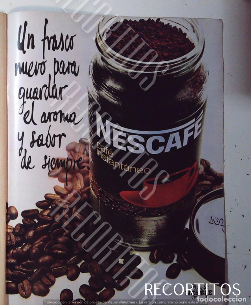 Colecionismo de Revistas e Jornais: NESCAFE ANUNCIO PUBLICIDAD