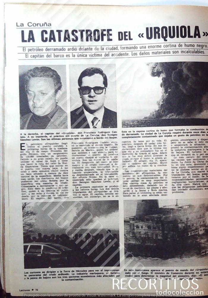 Colecionismo de Revistas e Jornais: LA CORU&Ntilde;A CATASTROFE DEL URQUIOLA