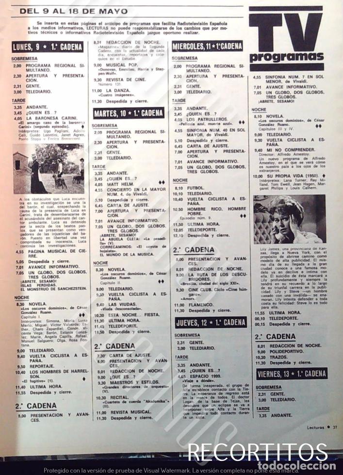 Sammeln von Zeitschriften und Zeitungen: LANA TURNER LA BARONESA CARINE SU PROPIA VIDA