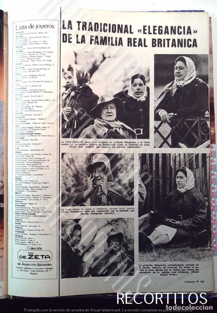 Sammeln von Zeitschriften und Zeitungen: LAFAMILIA RELA BRITANICA REINA MADRE ISABEL II