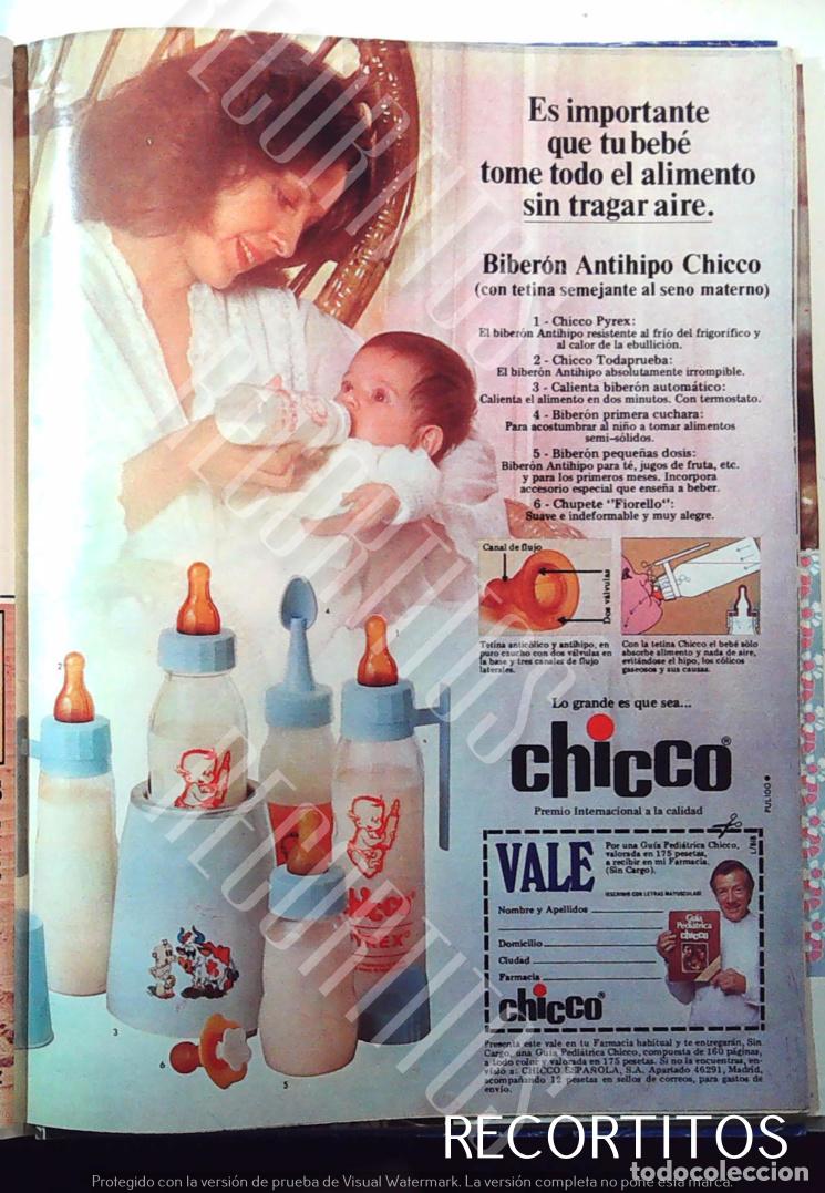 Sammeln von Zeitschriften und Zeitungen: CHICCO ANUNCIO PUBLICIDAD