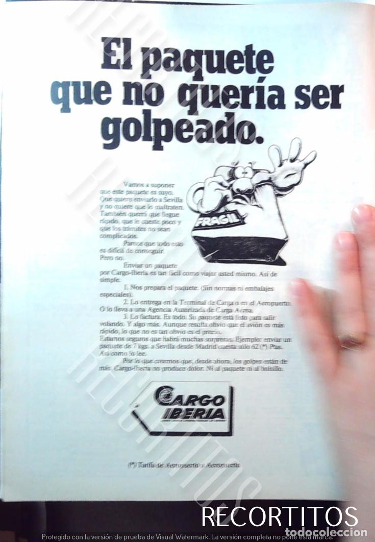 Sammeln von Zeitschriften und Zeitungen: IBERIA CARGO ANUNCIO PUBLICIDAD