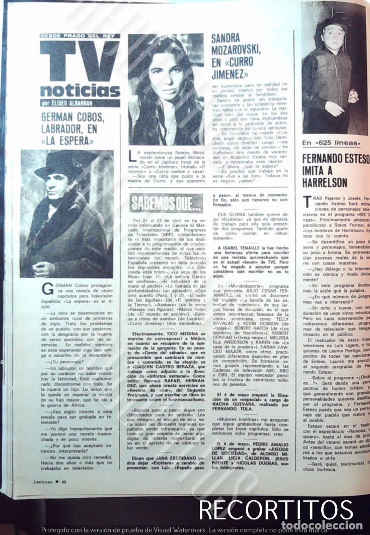 Sammeln von Zeitschriften und Zeitungen: SANDRA MOZAROVSKY MOZAROWSKY GERMAN COBOS FERNANDO ESTESO