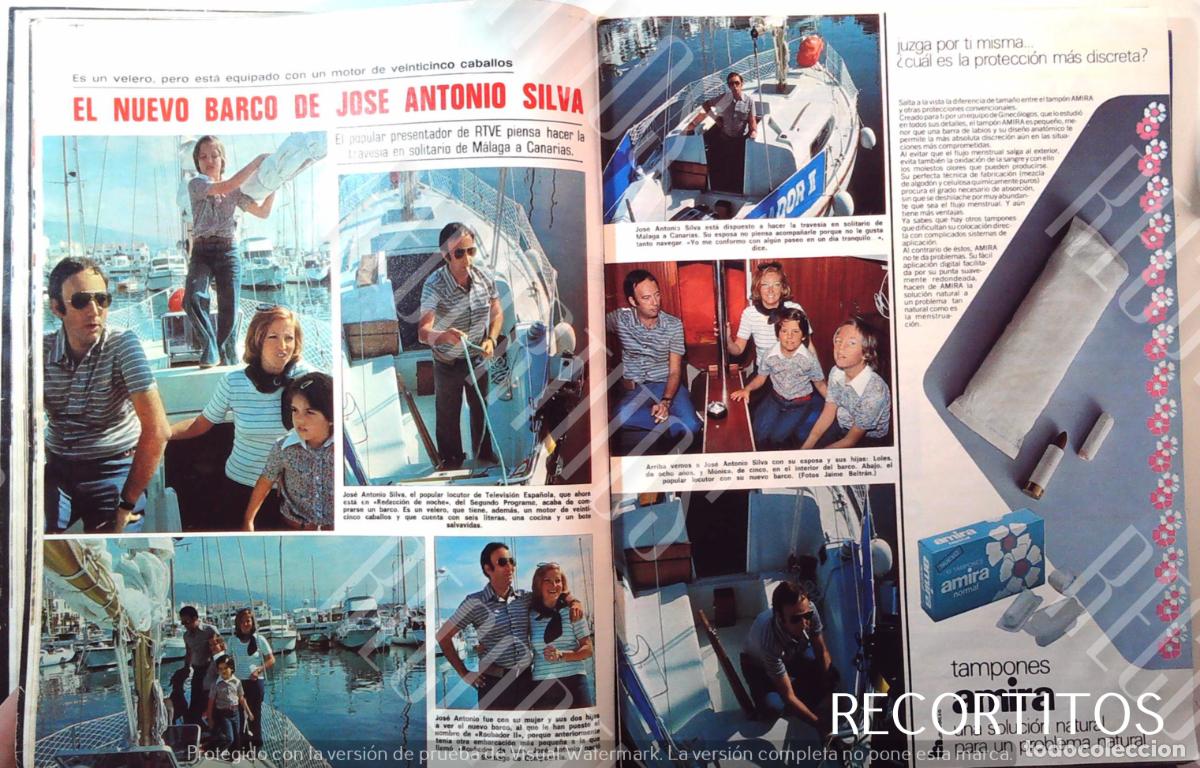 Collezionismo di Riviste e Giornali: JOSE ANTONIO SILVA SU BARCO