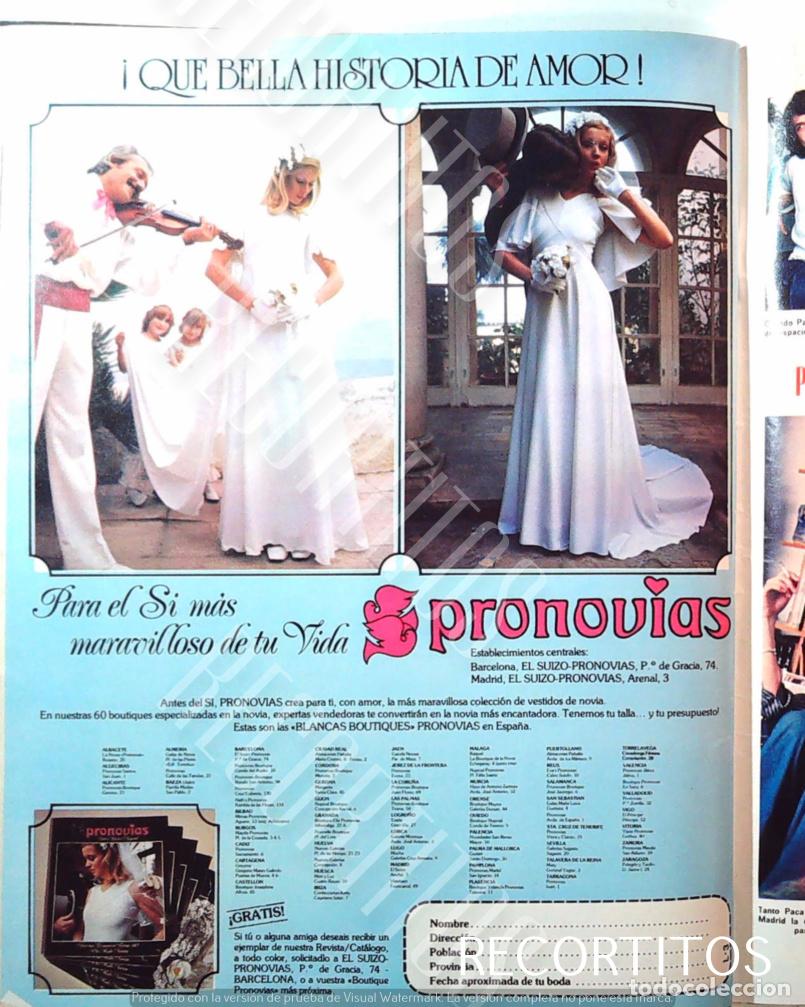 Collezionismo di Riviste e Giornali: PRONOVIAS PUBLICIDAD