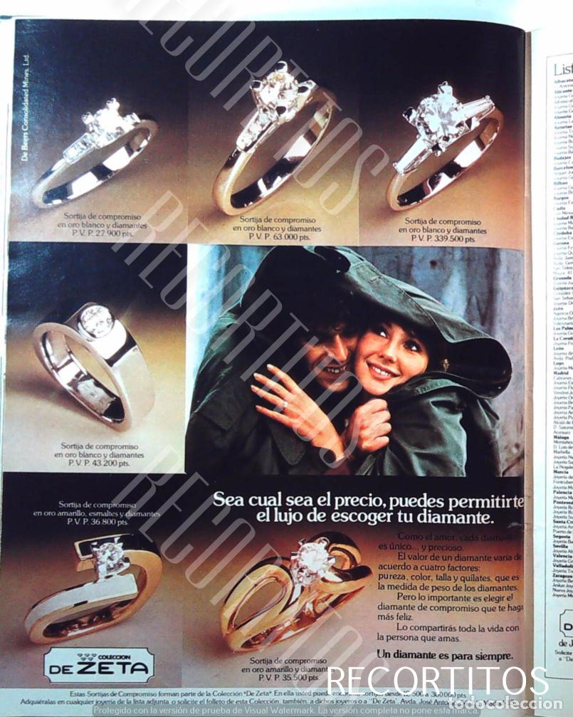 Collezionismo di Riviste e Giornali: un diamante es para siempre publicidad