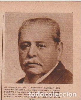 Coleccionismo de revistas y peri&oacute;dicos: * MEDICINA * Doctor D. Francisco Huertas - 1933