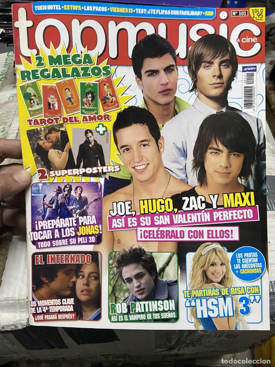Coleccionismo de revistas y peri&oacute;dicos: REVISTA TOPMUSIC # 101 JOE HUGO ZAC MAXI ROB PATTINSON ESTOPA SIN FICHAS NI POSTERS