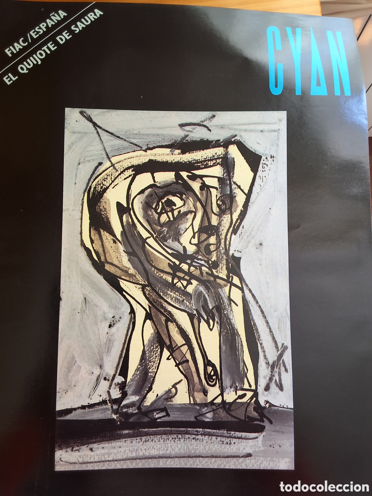 Coleccionismo de Revistas y Peri&oacute;dicos: Cyan revista internacional artes plasticas 11 a&ntilde;o 1988/verano quijote de saura fiac