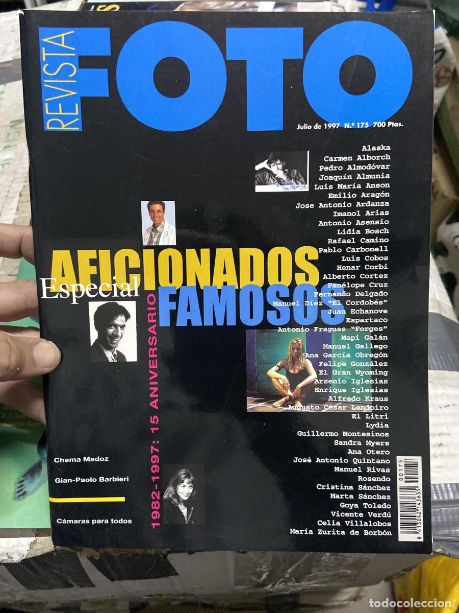 Coleccionismo de Revistas y Peri&oacute;dicos: REVISTA FOTOGRAFIA FOTO # 175 JULIO 1997 ESPECIAL AFICIONADOS FAMOSOS ALASKA CHEMA MADOZ