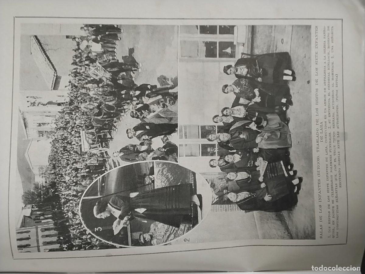 Collezionismo di Riviste e Giornali: SALAS DE LOS INFANTES TRASLADO DE LOS RESTOS LOS SIETE INFANTES LARA TRAJE TIPICO SERRANO A&Ntilde;O 1924