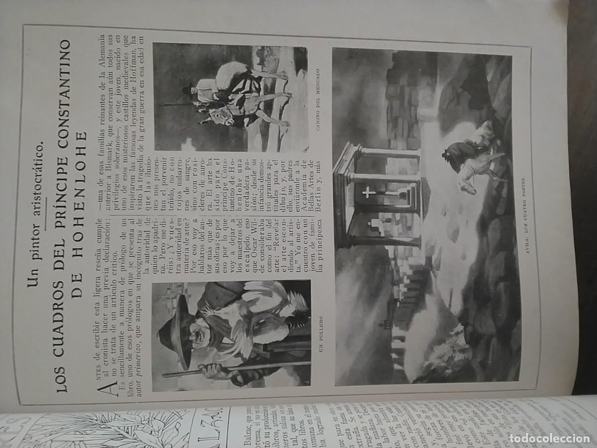 Colecionismo de Revistas e Jornais: LOS CUADROS DEL PRINCIPE CONSTANTINO DE HOHENLOHE PALACE HOTEL MADRID BAILE REVISTA A&Ntilde;O 1924