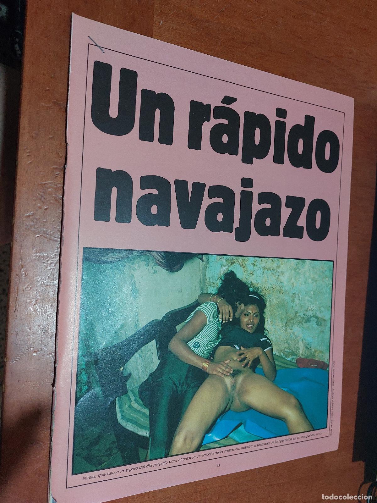 Collection Magazines and Newspapers: UN RAPIDO NAVAJAZO. BOMBAY. EUNUCOS 2 P&Aacute;GINAS. ARTICULO. EXTRAIDO DE REVISTA. COMPLETO