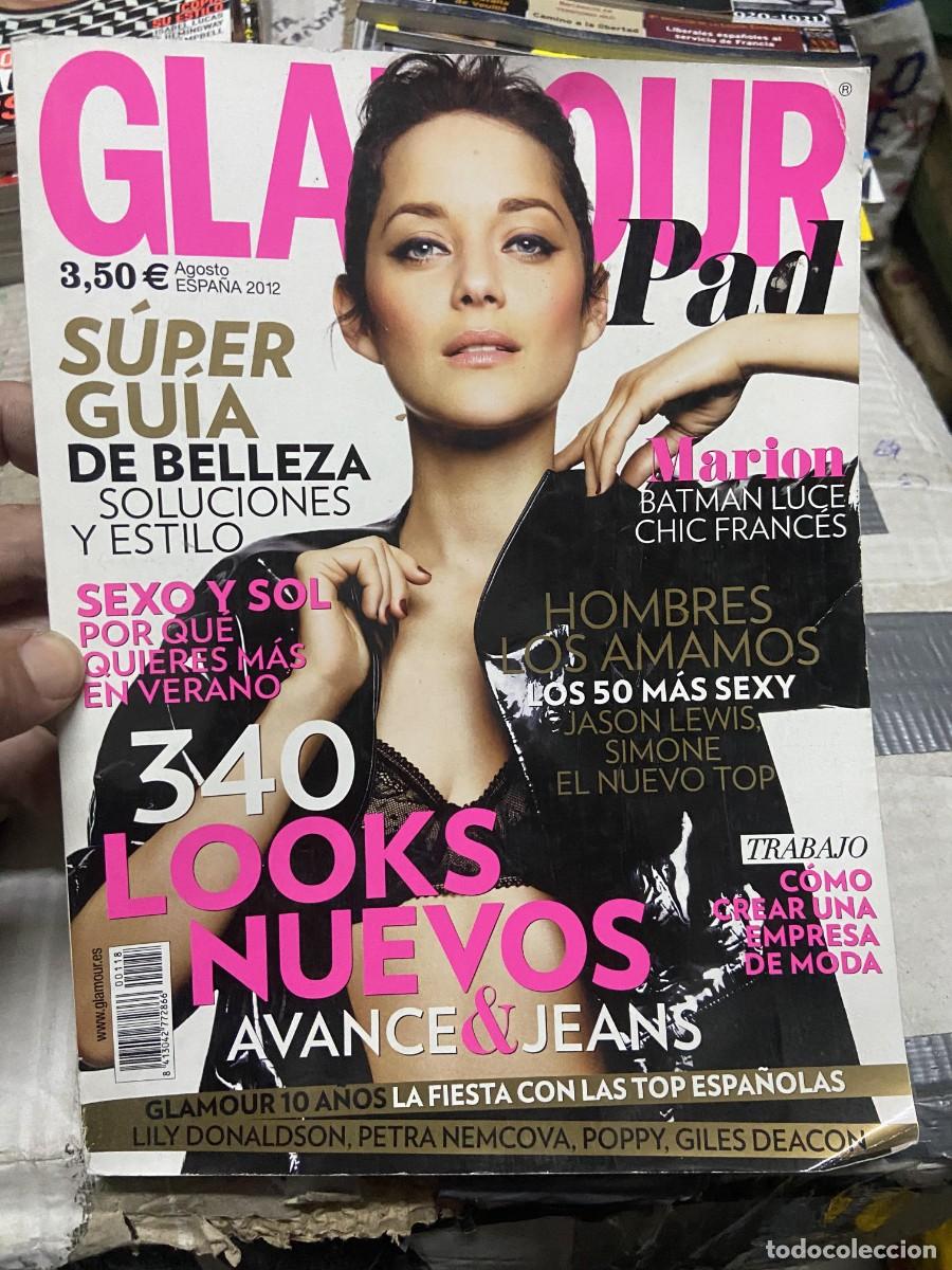 Coleccionismo de revistas y peri&oacute;dicos: REVISTA GLAMOUR PAD ESPA&Ntilde;A # 118 AGOSTO 2012 MARION COTILLARD BATMAN PETRA NEMCOVA JASON LEWIS