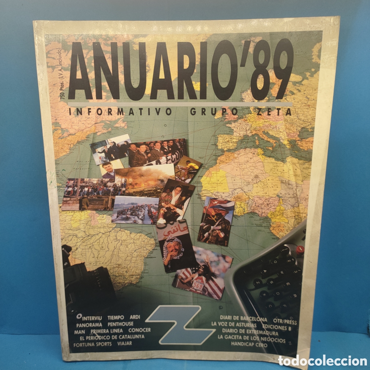 Collezionismo di Riviste e Giornali: ANUARIO &acute;89. Informativo Grupo Z. 1989. Gran tama&ntilde;o.