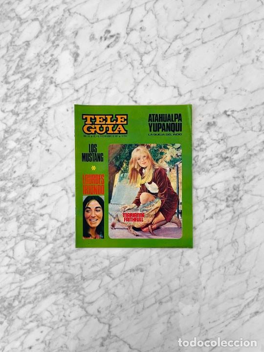 Coleccionismo de Revistas y Peri&oacute;dicos: TELE GUIA 1967 LOURDES IRIONDO, SCOTT McKENZIE, ATAHUALPA YUPANQUI, LOS MUSTANG, MARIANNE FAITHFULL