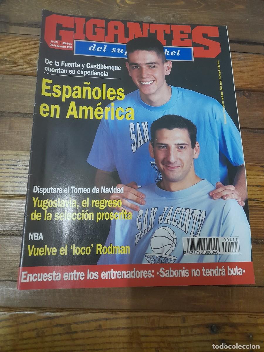 Coleccionismo de Revistas y Peri&oacute;dicos: Revista baloncesto gigantes del Basket 477 Emma Bezos Dennis Rodman