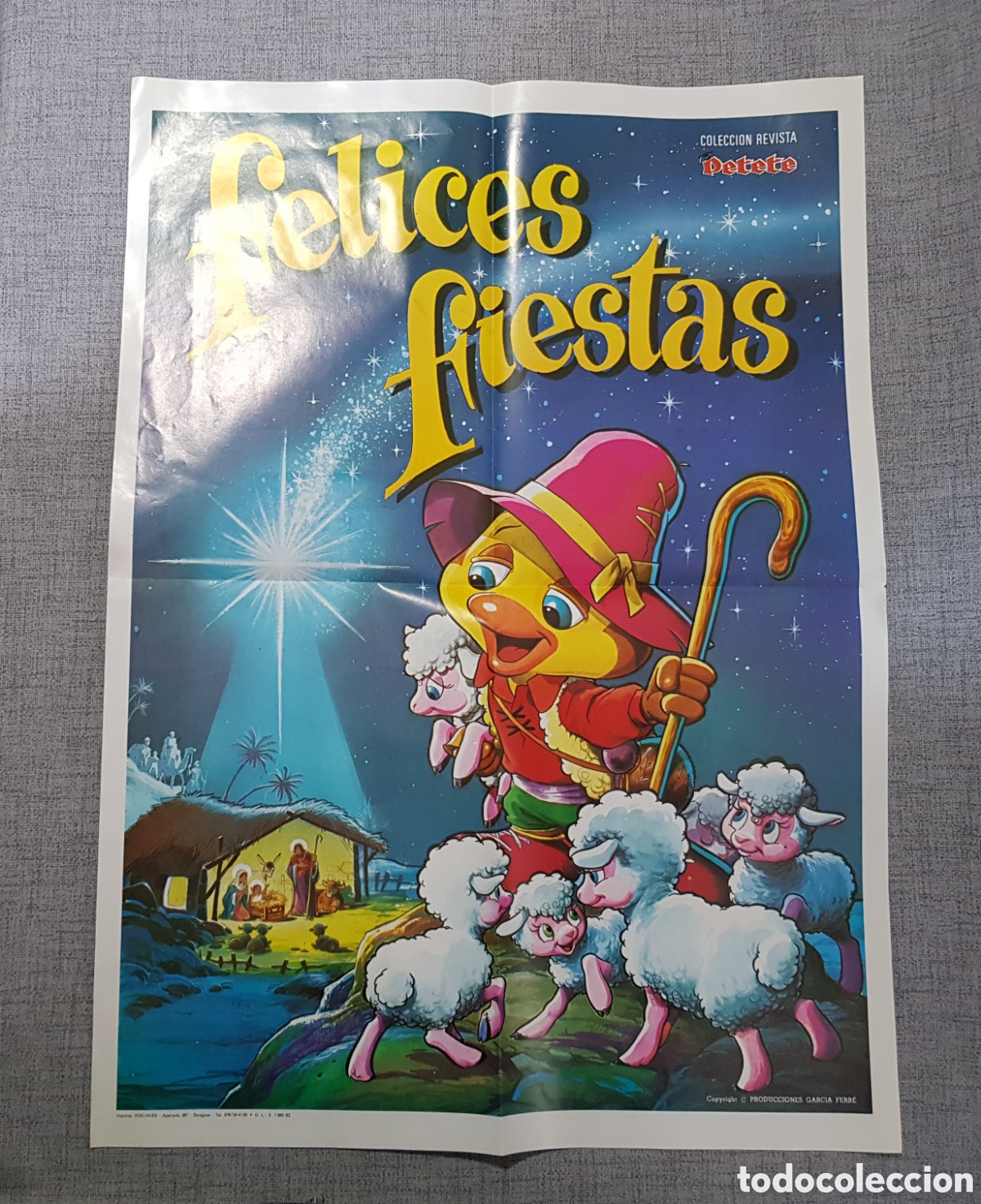 Coleccionismo de Revistas y Peri&oacute;dicos: P&Oacute;STER PETETE NAVIDAD FELICES FIESTAS COLECCI&Oacute;N REVISTA PETETE 1982