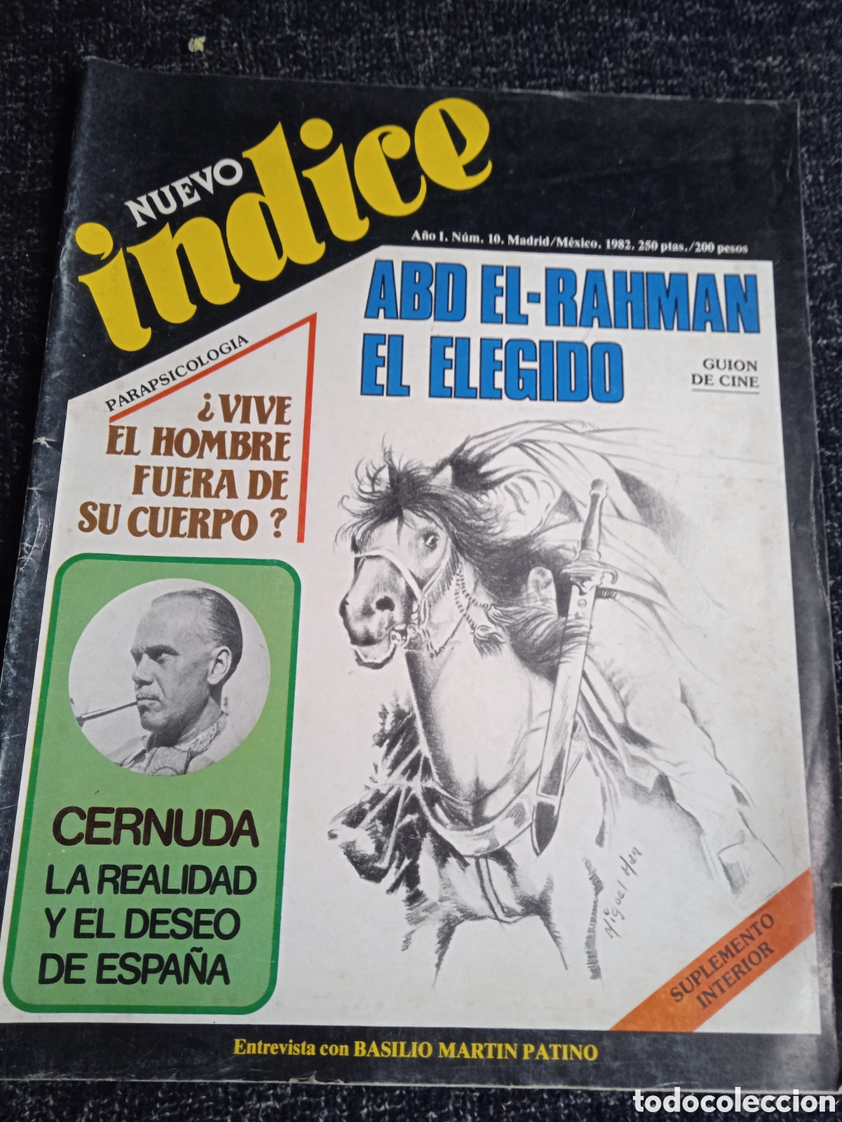 Colecionismo de Revistas e Jornais: REVISTA NUEVO &Iacute;NDICE N&ordm; 10 A&Ntilde;O 1982