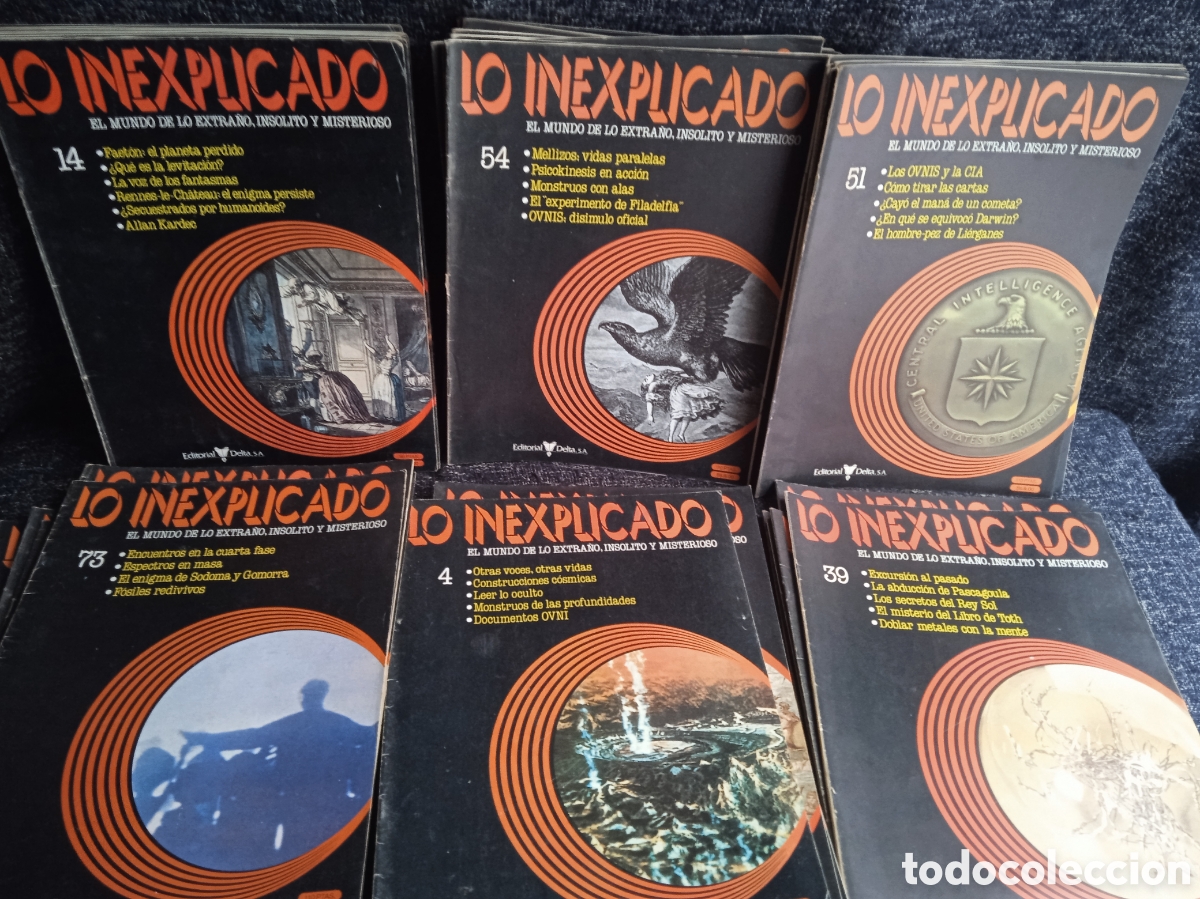 Coleccionismo de revistas y peri&oacute;dicos: Lo inexplicado. El mundo de lo extra&ntilde;o, ins&oacute;lito y misterioso -LOTE 46 FASCICULOS