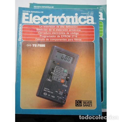 Coleccionismo de revistas y peri&oacute;dicos: REVISTA ESPA&Ntilde;OLA de EECTRONICA. N&ordm;. 375 FEBRERO 1986 - VARIOS - Sin Especificar