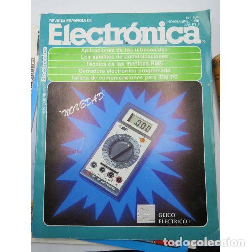 Coleccionismo de revistas y peri&oacute;dicos: Revista Espa&ntilde;ola de Electr&oacute;nica, N&ordm; 384 - Varios - Noviembre 1987